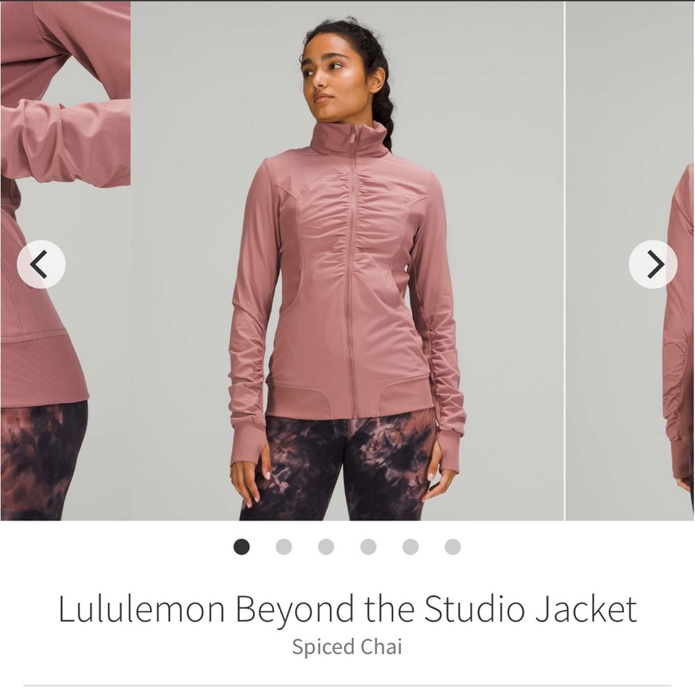 Lululemon Beyond the Studio Jacket Spiced Chai Size4 NWOT Already Sold